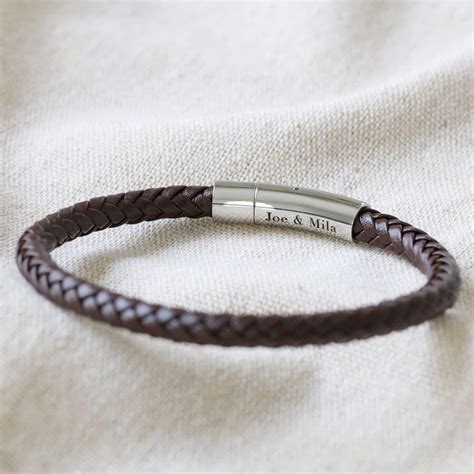 etsy leather bracelet mens|trendy leather bracelets for men.